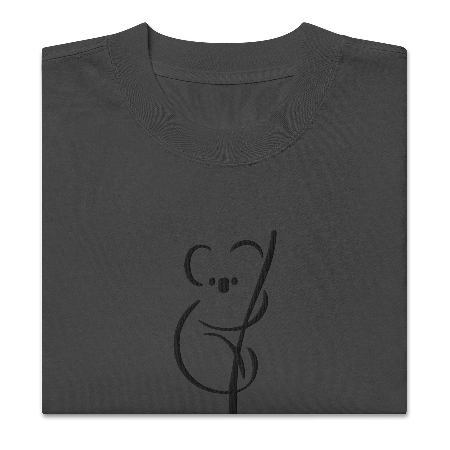 KOALA unisex Oversized Faded Tee