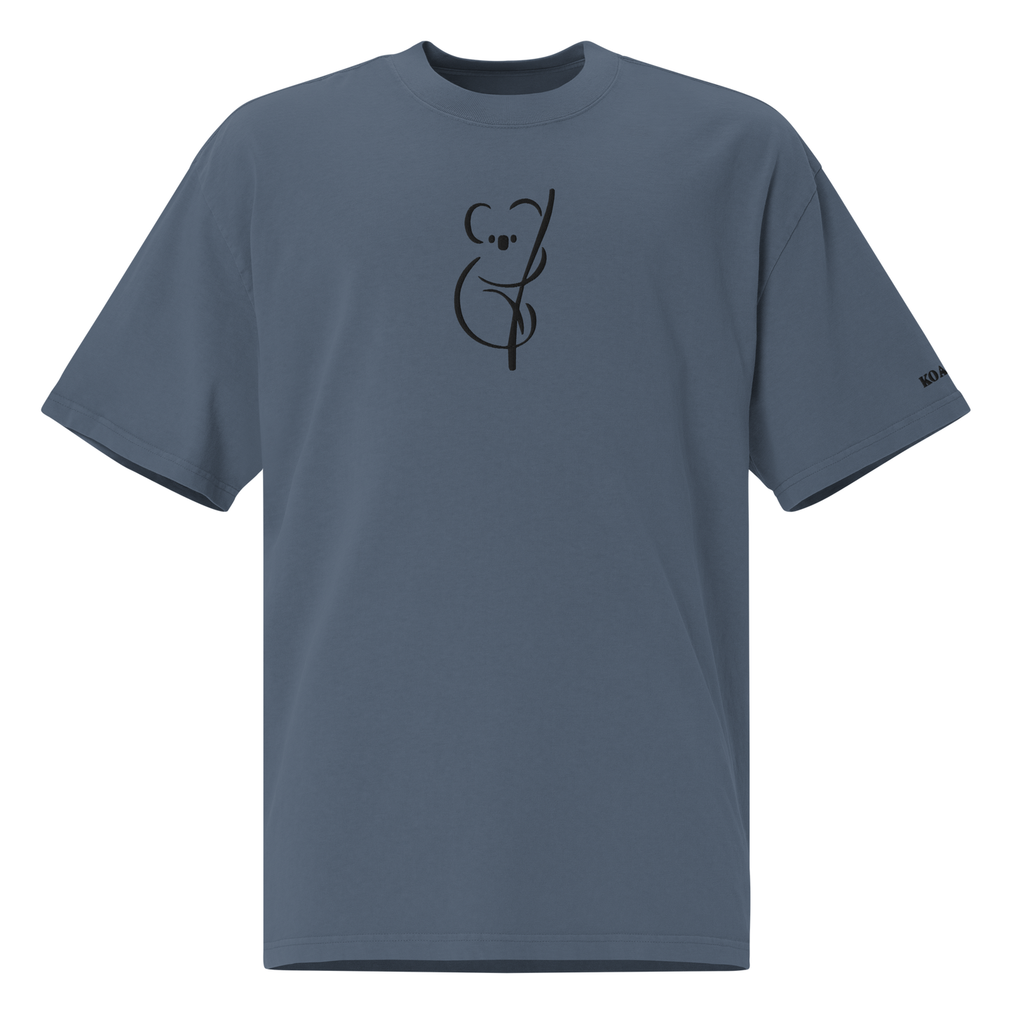KOALA unisex Oversized Faded Tee