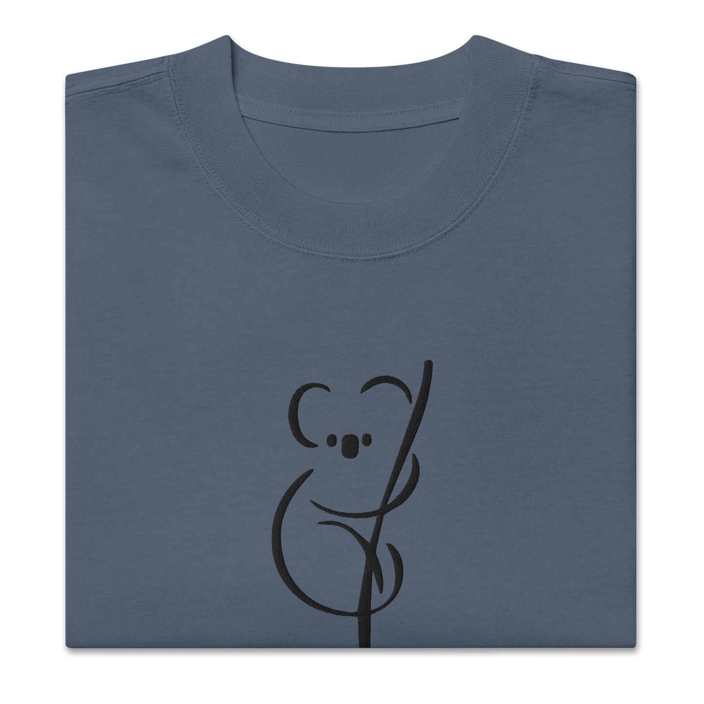 KOALA unisex Oversized Faded Tee